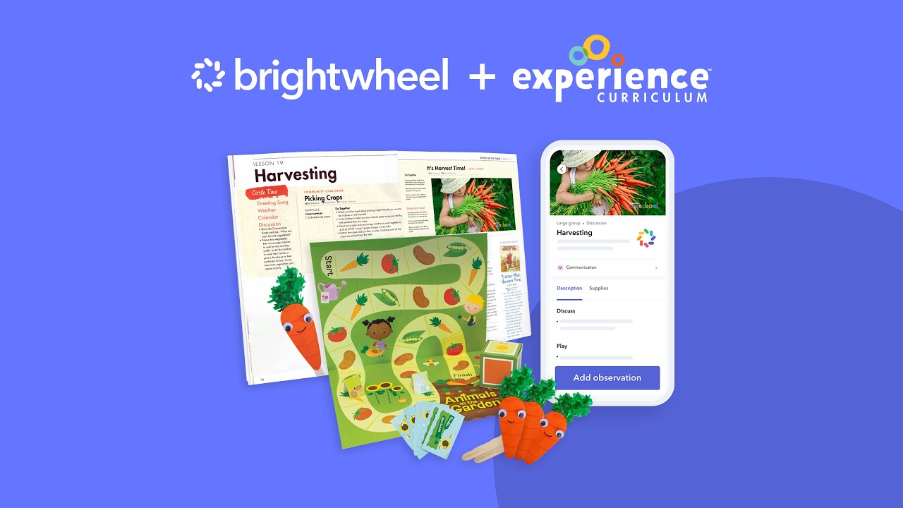 Experience Curriculum Now in Brightwheel | Preschool & Childcare Lesson Plans