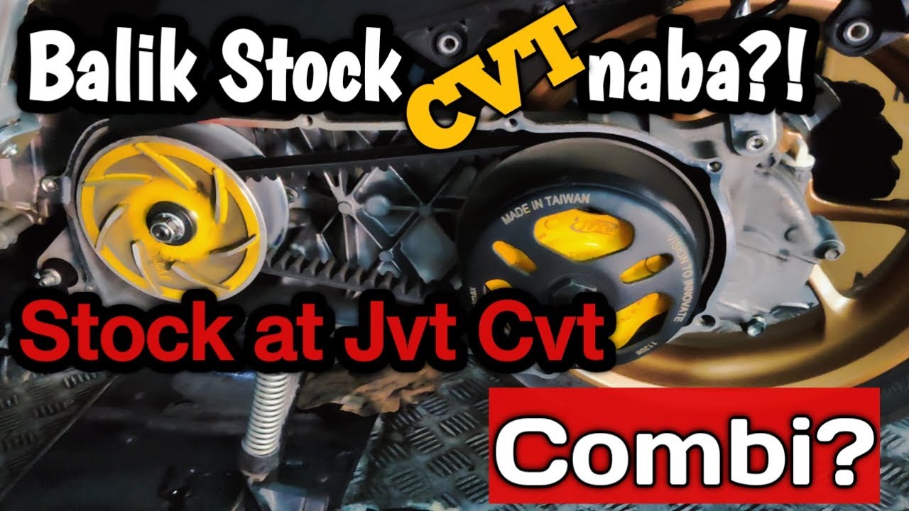 Yamaha Nmax V2.1: Jvt Cvt set at Stock Cvt Set pwedi pala combination?!