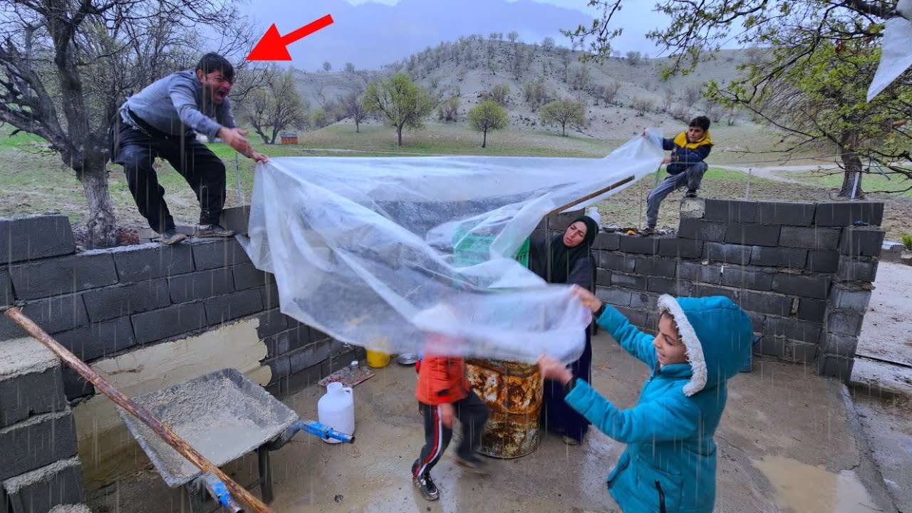 Baking Bargu Bread in the Rain! 🌧️🍞 | A Real Day in the Heart of Nature