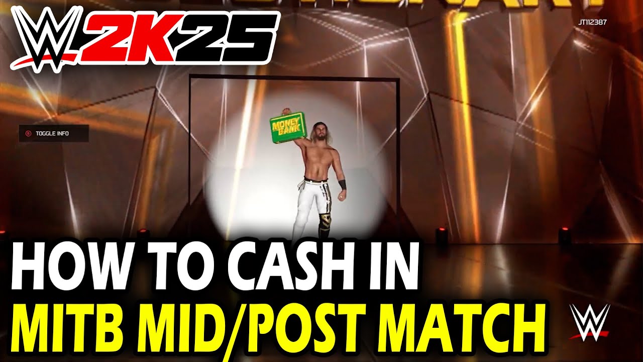 Как заработать MITB в середине/после матча в WWE 2k25