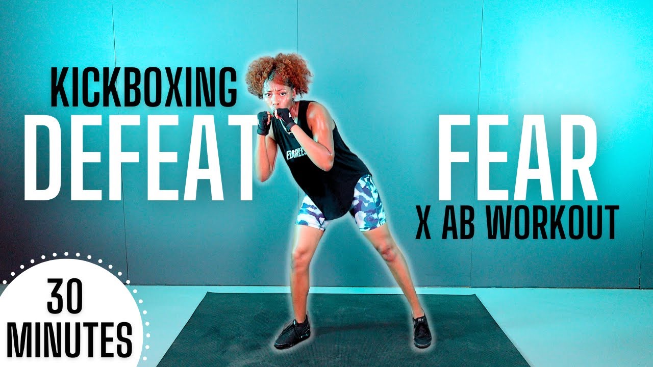 🥊30 MIN KICKBOXING X ABS | Defeat Fear | Fight the Battle Fitness