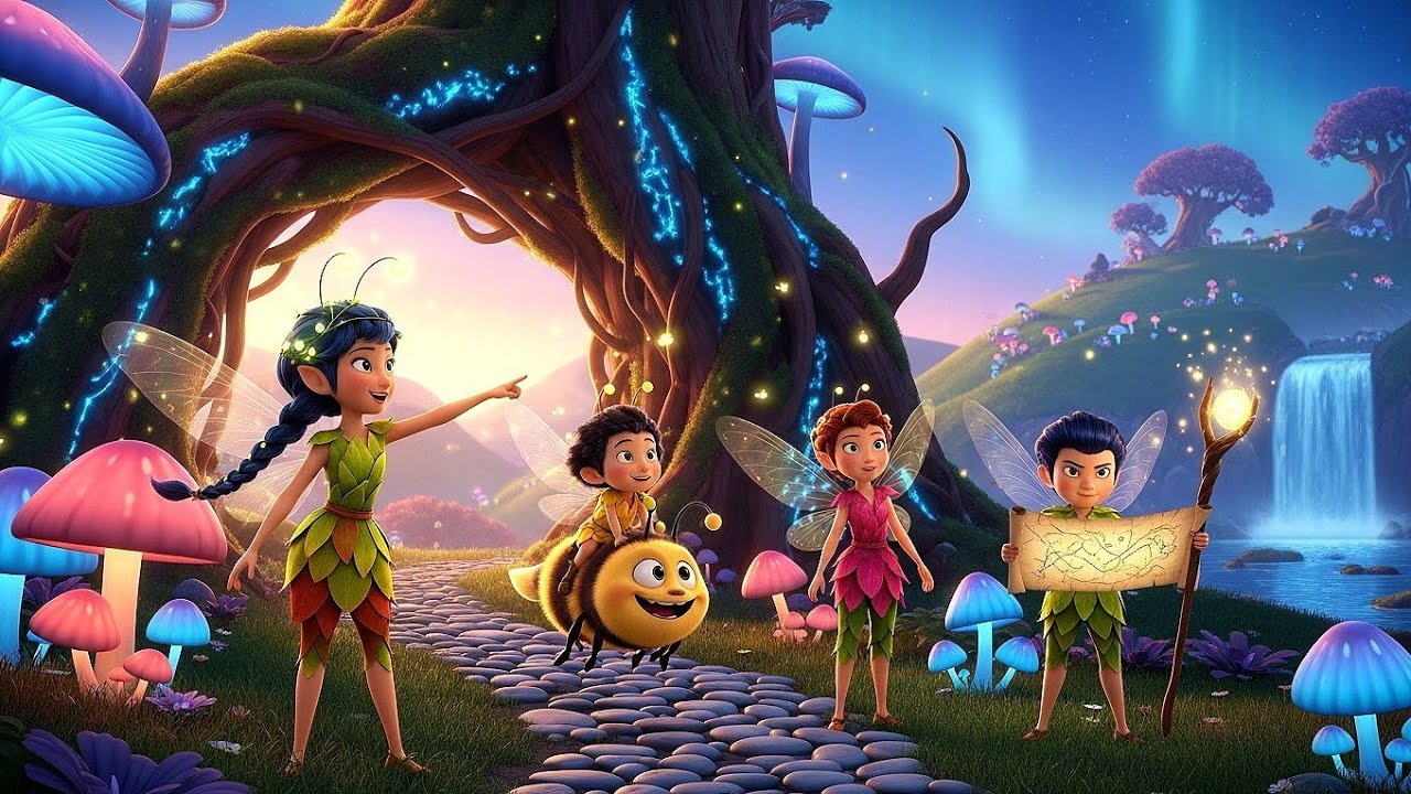Fairy Land Adventure 🧚✨ Magical Fairy Tale Song for Kids | Bedtime Story & Fantasy Animation
