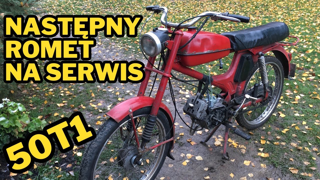Romet 50T1 nie odpala - robię serwis