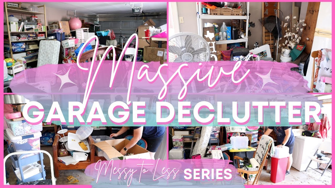 MASSIVE GARAGE DECLUTTER AND CLEAN OUT 2021 | CLEAN AND DECLUTTER WITH ME | BLESSED TO BE A MOMMY