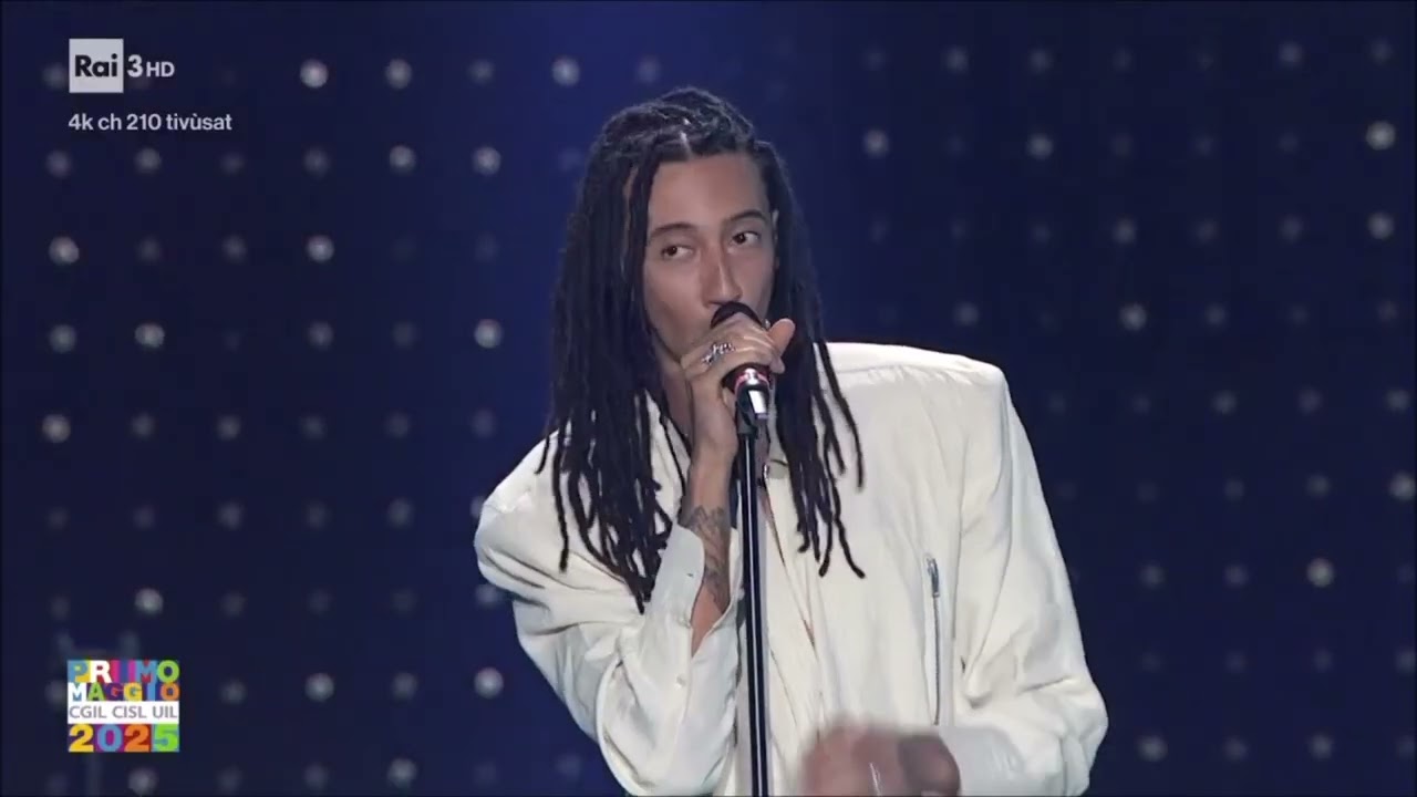 GHALI live al Concerto del Primo Maggio 2025