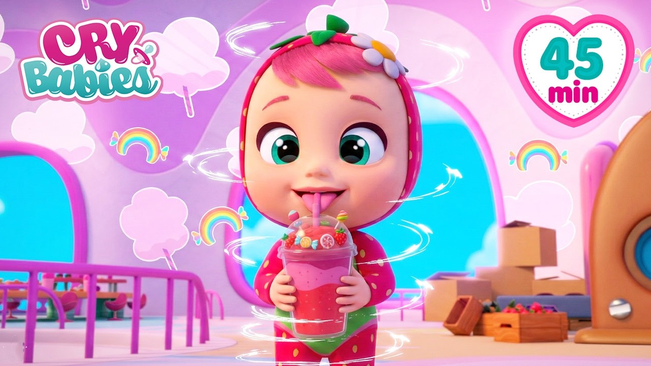 Coney Makes Yummy Smoothies for Friends! 🍓 Cry Babies Magic Tears | Full Episodes | Kids Cartoons