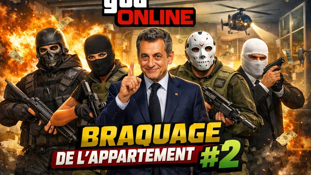 Nous sortons Nicolas Sarkozy de Prison ! GTA Online Braquage avec pavel !