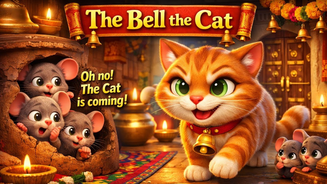 The Brave Bell Plan| English Story| KathaMantra |Storytelling video