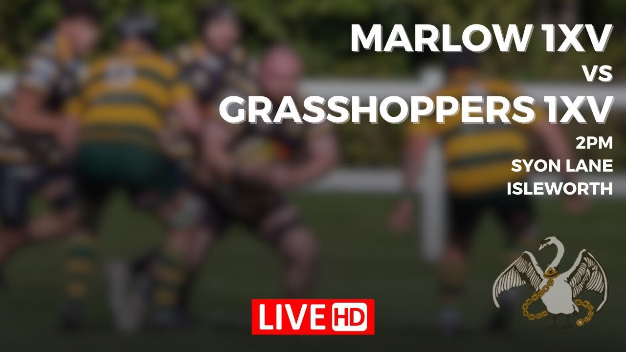 Marlow RUFC 1XV vs Grasshoppers 1XV - Saturday 4th October- KO 2pm