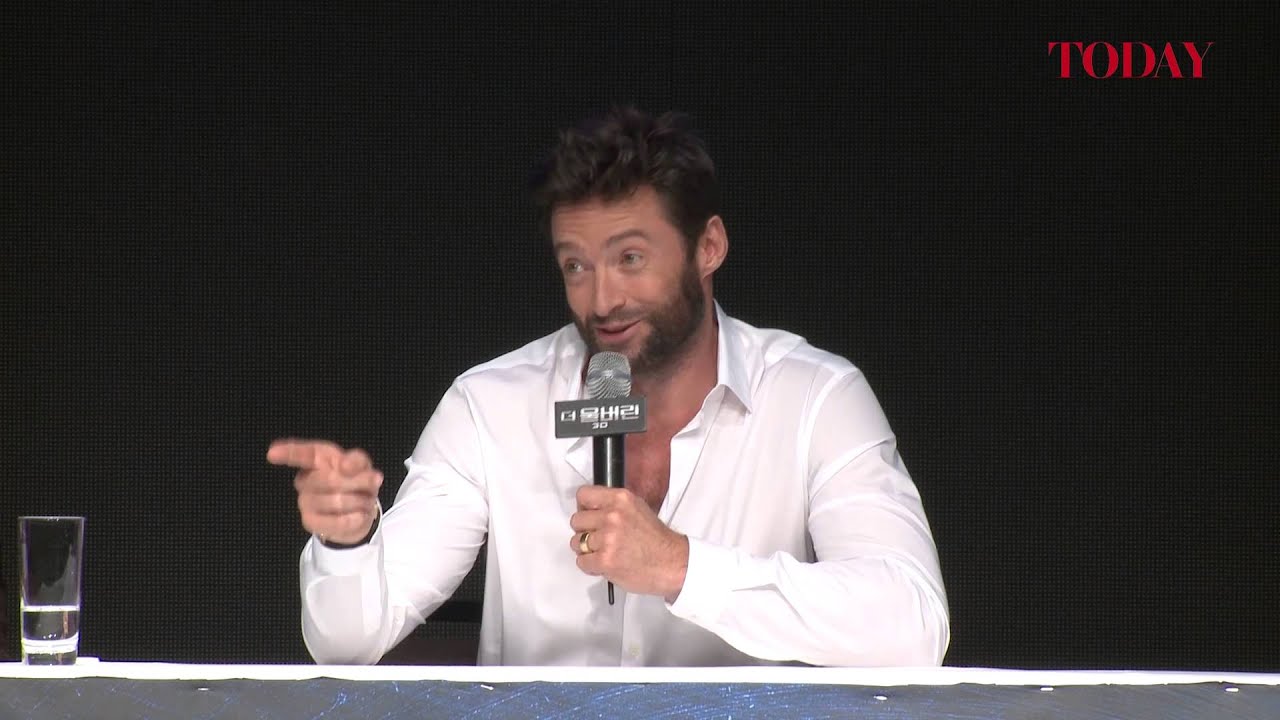 Hugh Jackman at The Wolverine press conference, Seoul, South Korea