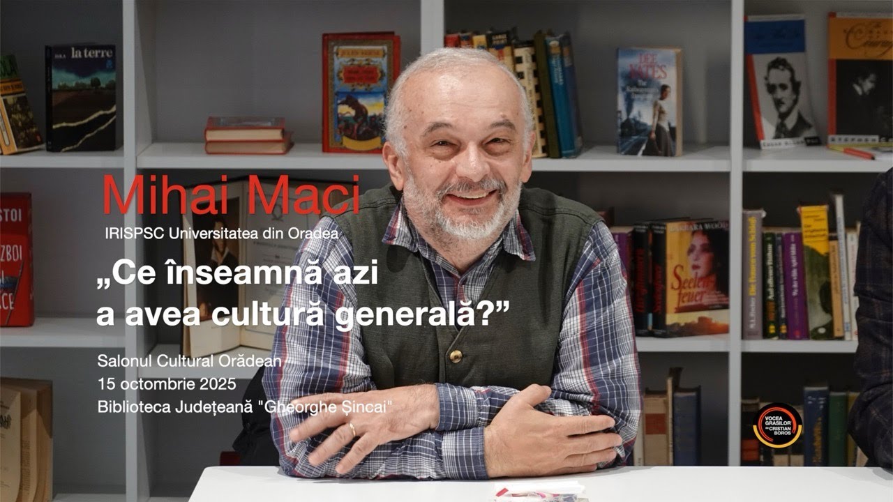 Mihai Maci @ Salonul Cultural Orădean. 15 octombrie 2025