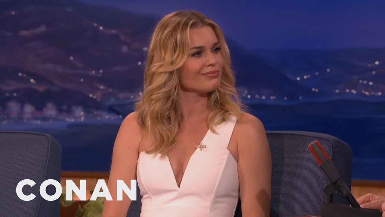 Rebecca Romijn's Nude Body Paint-Off Challenge | CONAN on TBS