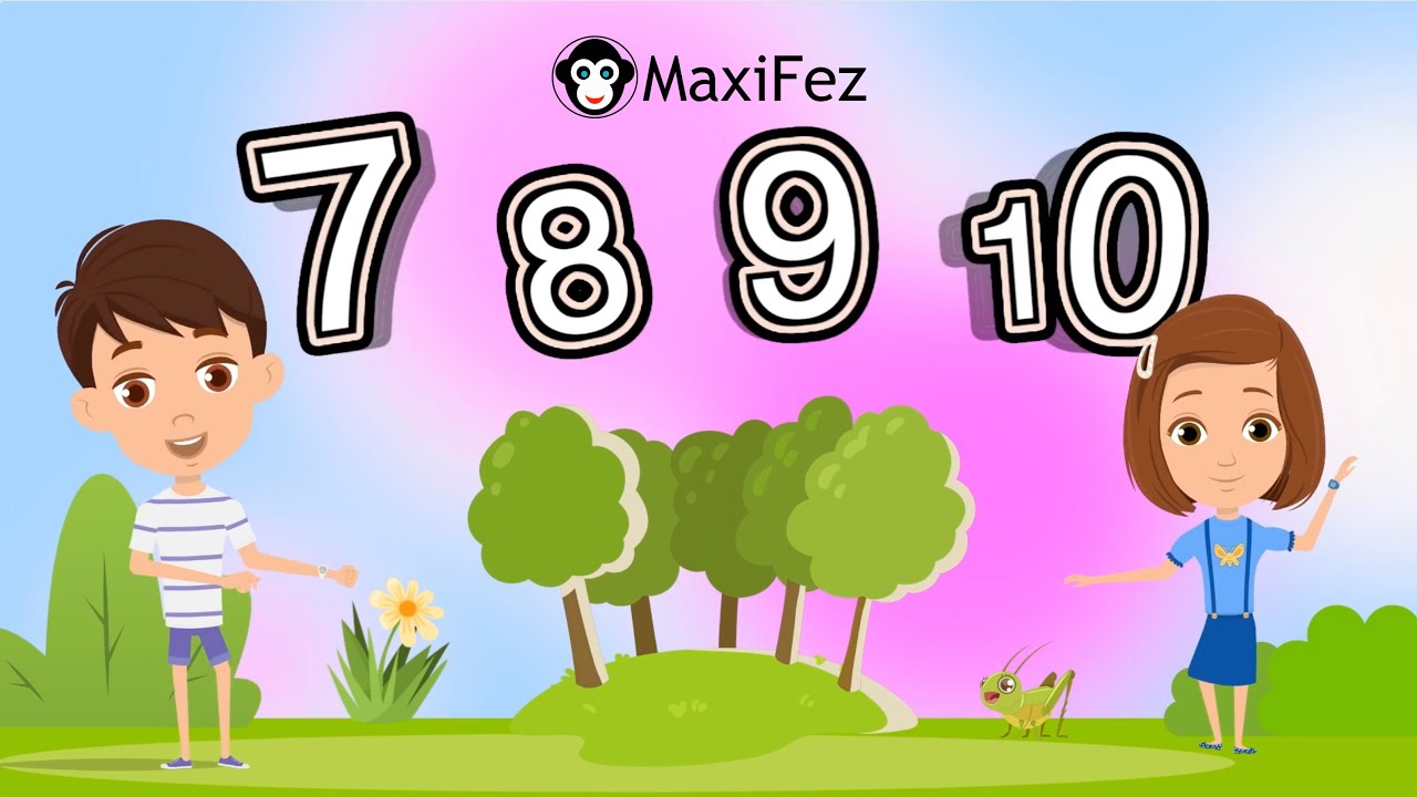 Zahlenlied von 1 bis 10  - MaxiFez - Bienlein Kinderlieder - German Numbers Song