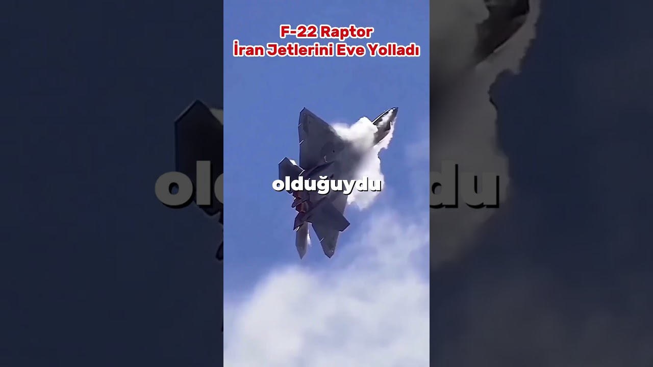 Havada Gerilim: F-22 Raptor İran Phantom&rsquo;larını Nasıl Yakaladı? #savunmasanayi #shorts #u&ccedil;ak