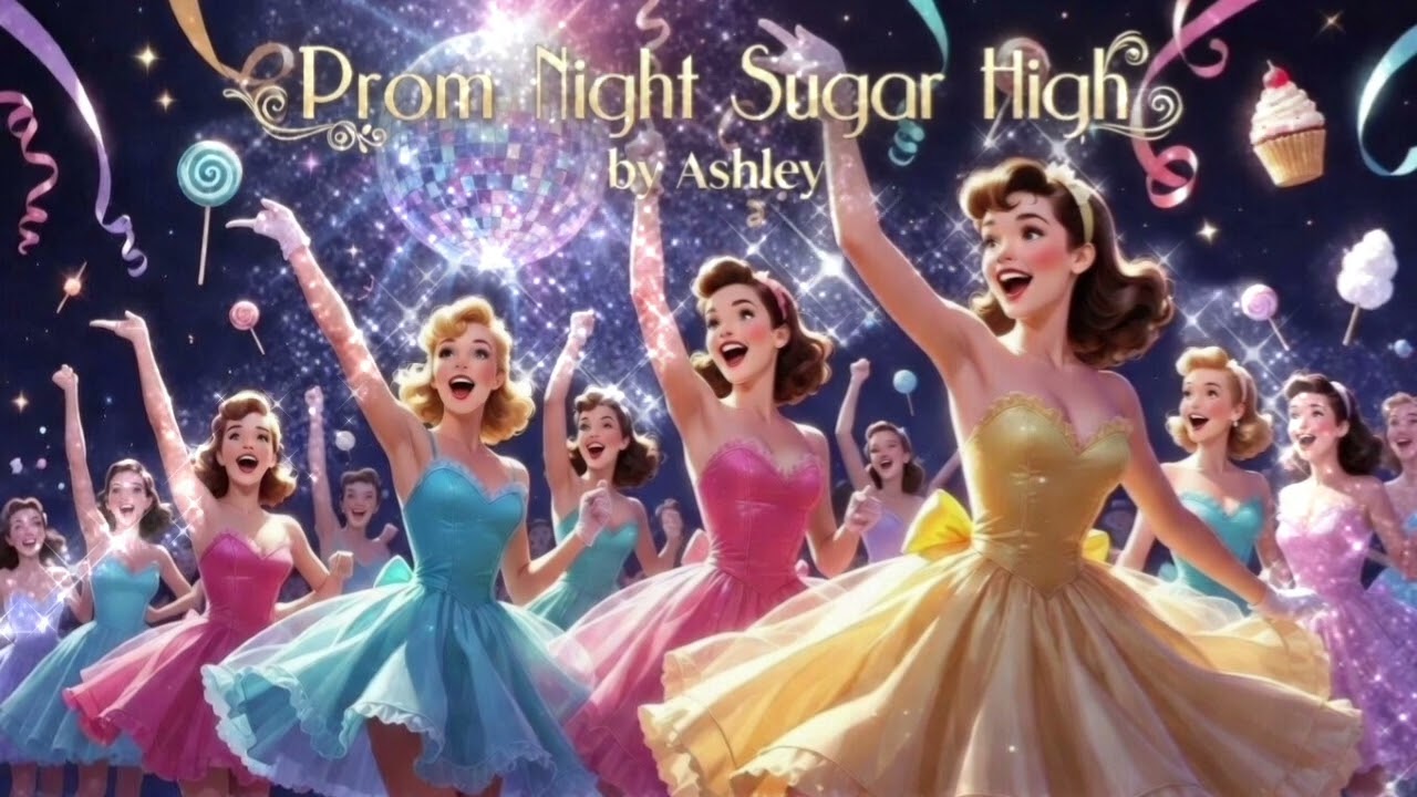 Prom Night Sugar High 50s inspired Dance Girl Group Doo Wop by Ashley #music 