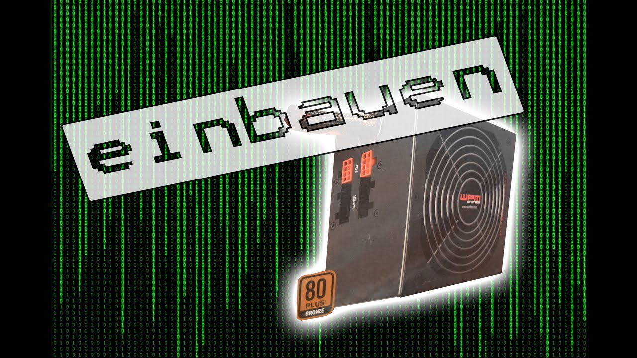 Netzteil einbauen und Kabel anschließen 🆗  PC Netzteil installieren / austauschen Anleitung