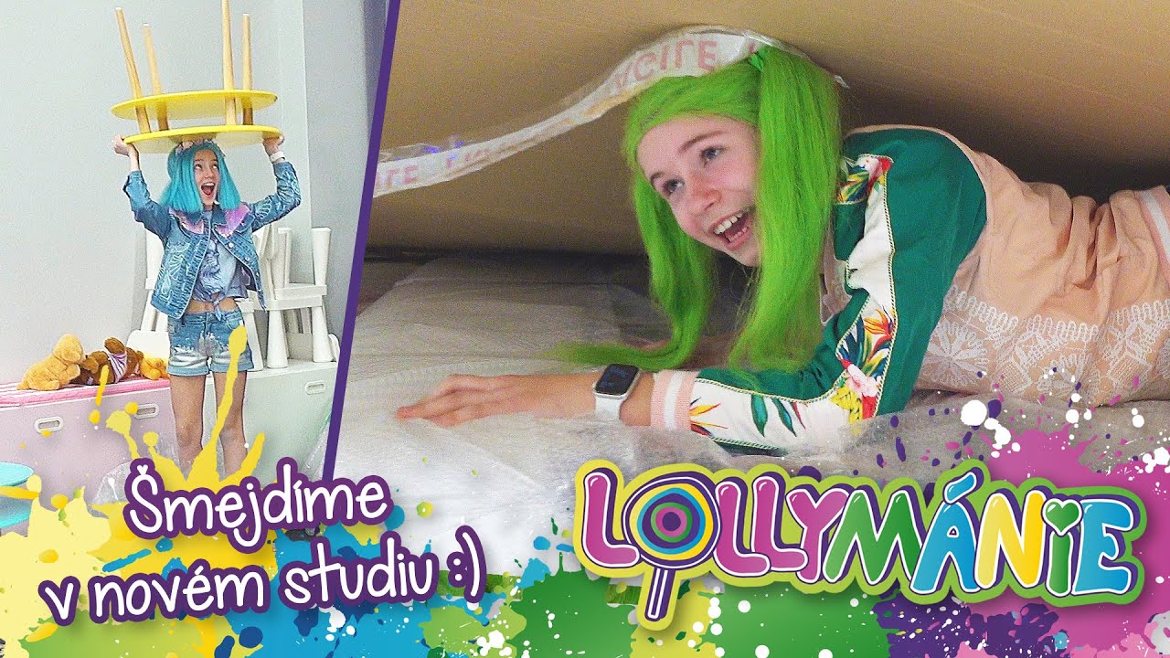 LOLLYM&Aacute;NIE - &Scaron;mejd&iacute;me v nov&eacute;m studiu😁