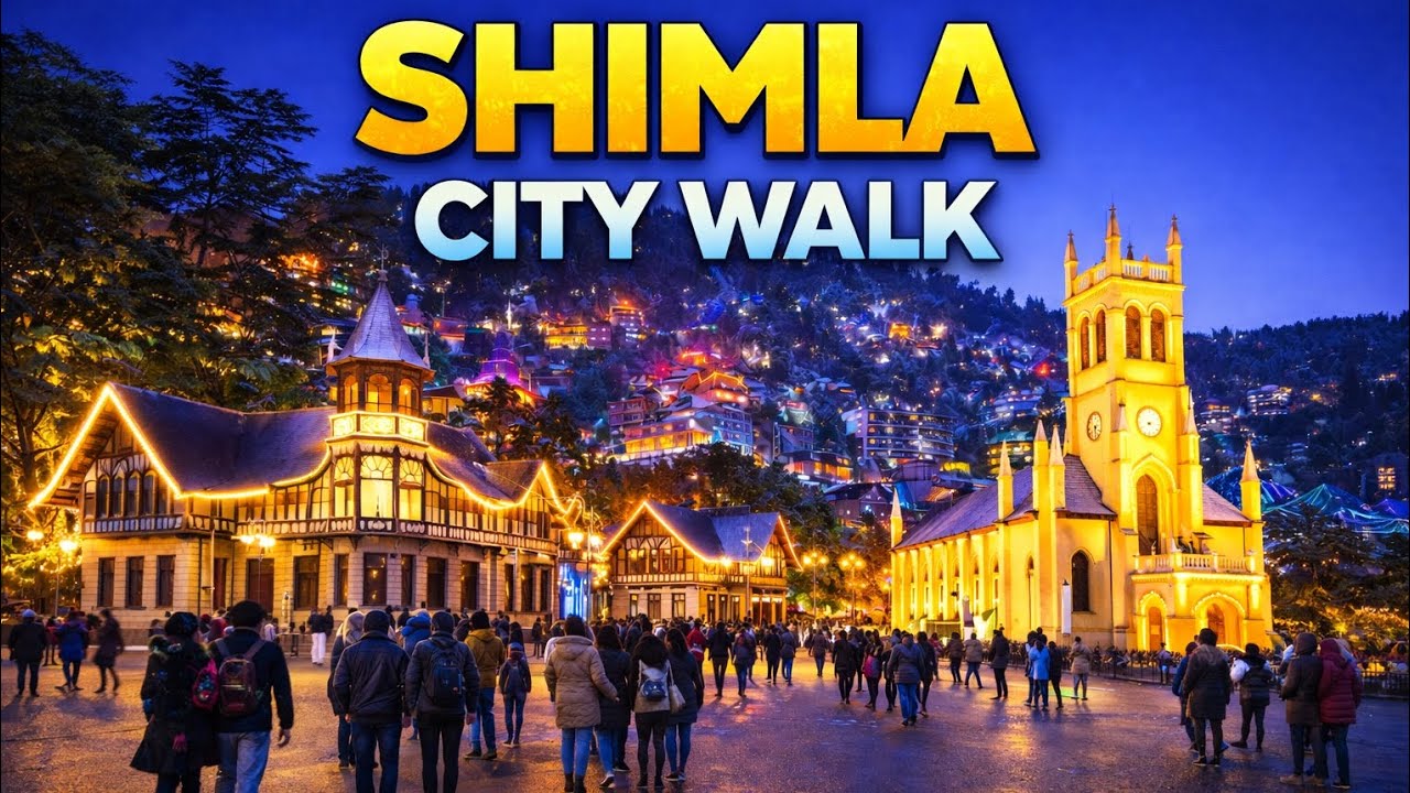 Shimla City Walk | #shimla #himachal #travel #citywalk #streetwalk #weatherupdate