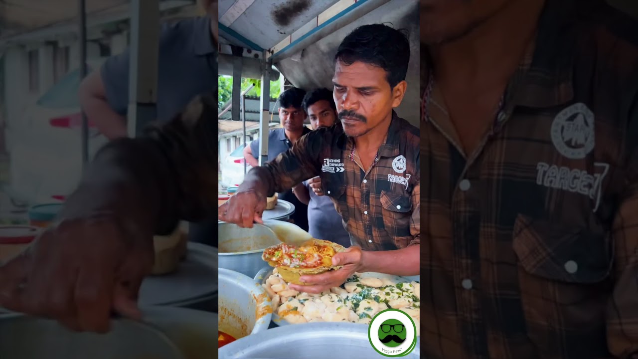 Cuttack ke Dahibara Aloodum Odisha | Ishwarbhai Dahi Bara | Veggie Paaji #foodshorts #streetfood