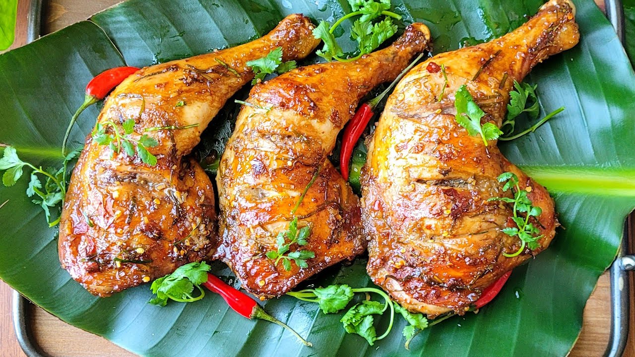 Lao-style roast chicken | Gai ping padeak