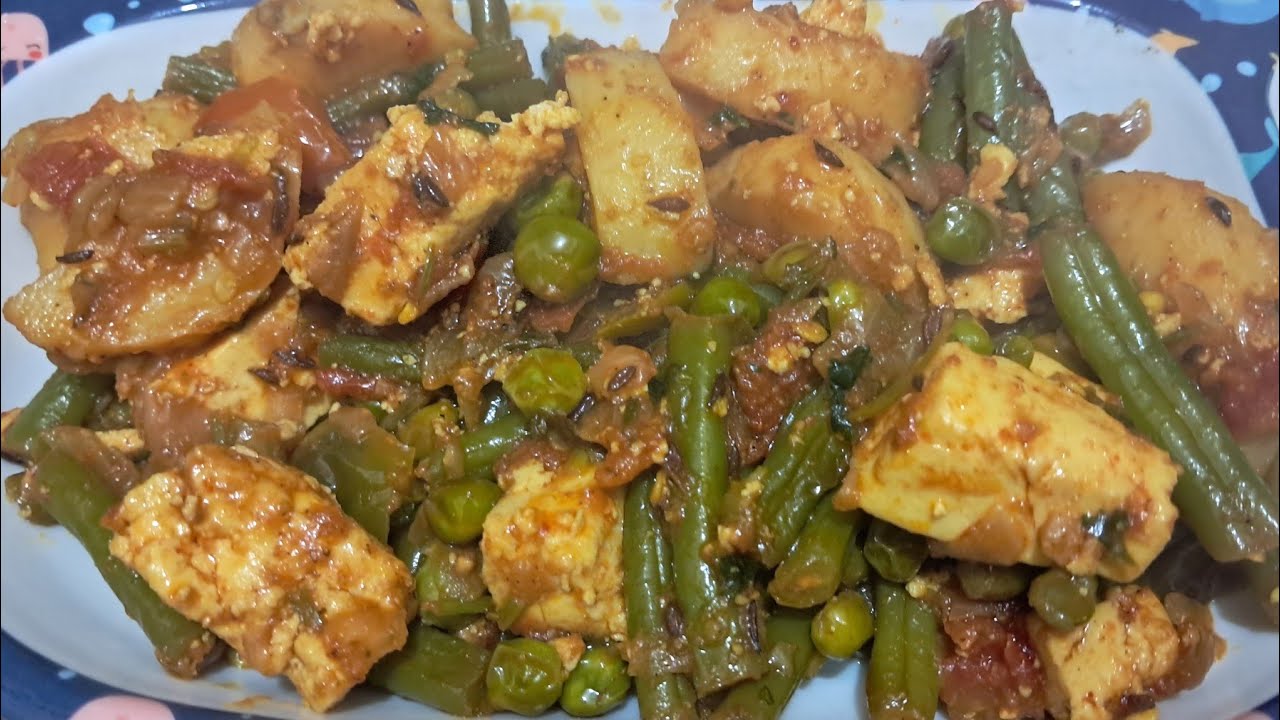 Beans paneer matar ki bahut easy and tasty recipe