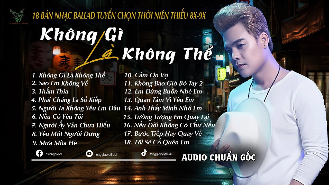Không Gì Là Không Thể | Những Bản Ballad Tuyển Chọn Kí Ức Ùa Về 8x-9x mới 2025