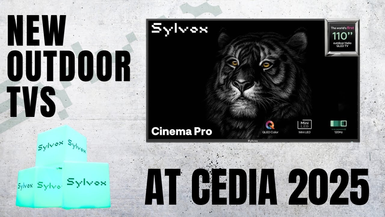 Sylvox Waterproof Smart Outdoor TV's at CEDIA 2025