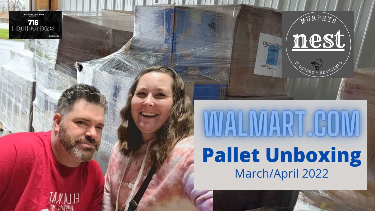Walmart com Liquidation Pallet Unboxing