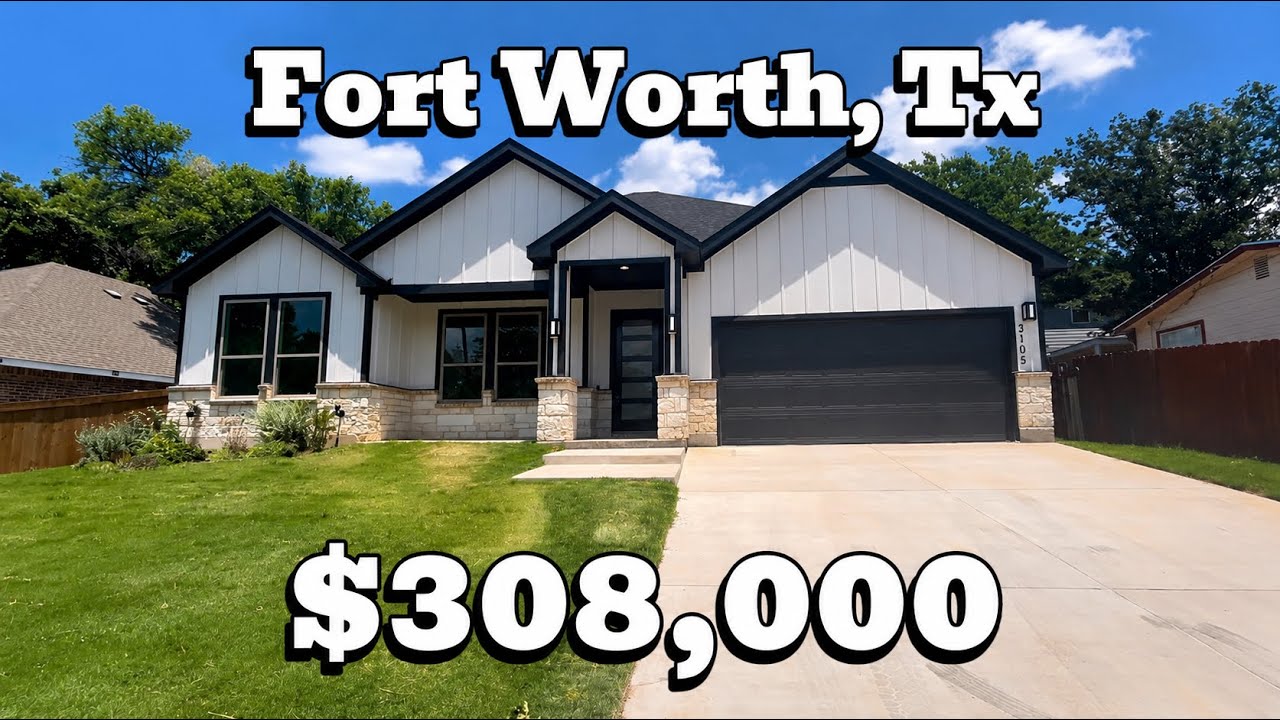 🏡 Fort Worth TX Home Tour | New Construction Home Under $310K | 3 Bed 2 Bath