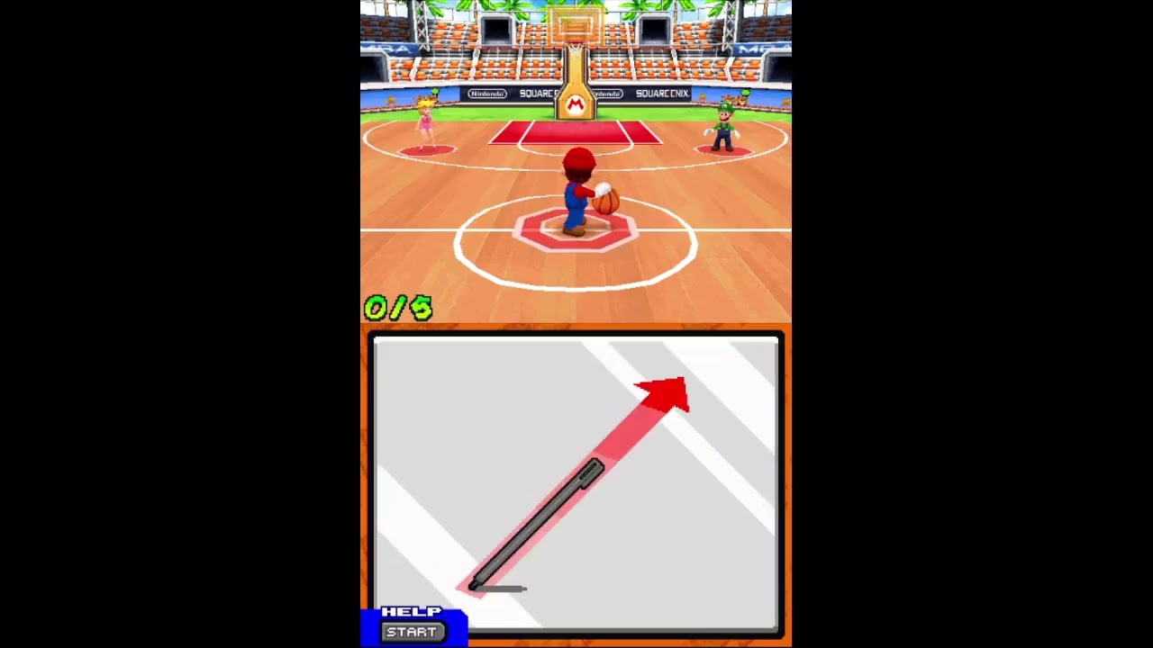 Mario Hoops 3 On 3 - Basic Tutorials