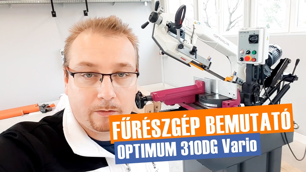 OPTIMUM 310DG Vario - Fűrészgép bemutató
