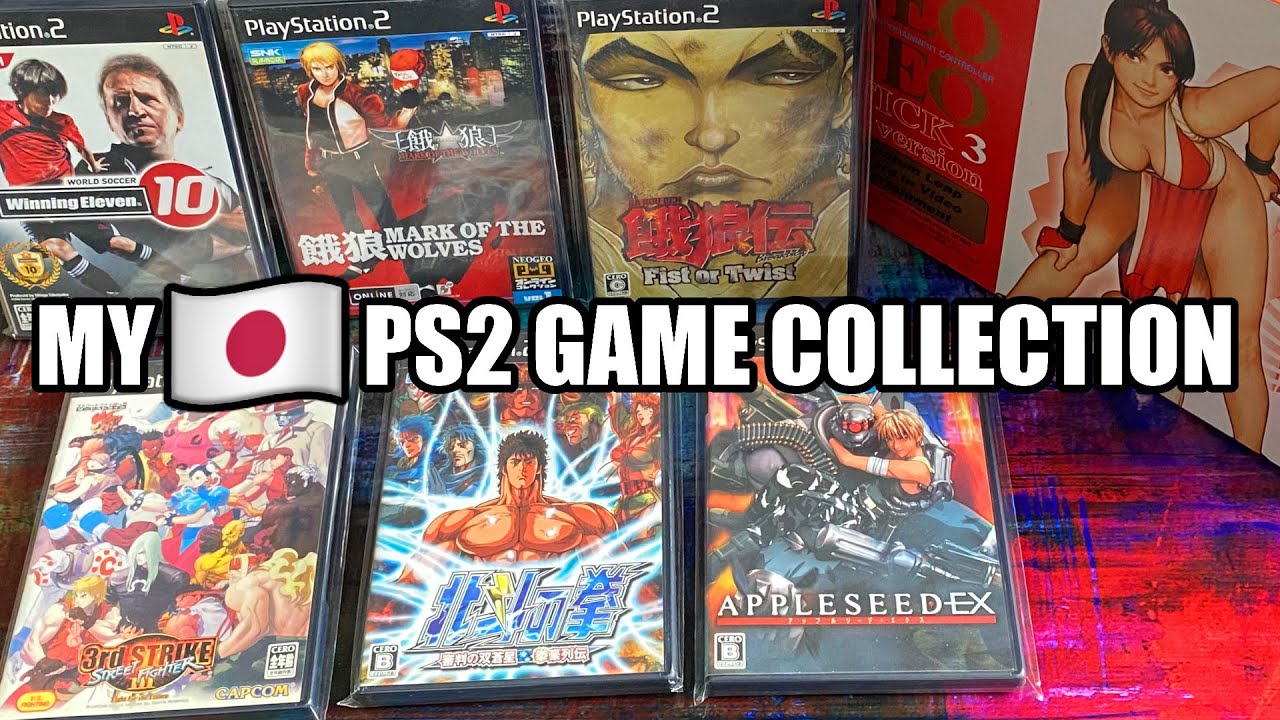 моя коллекция японских игр для PS2