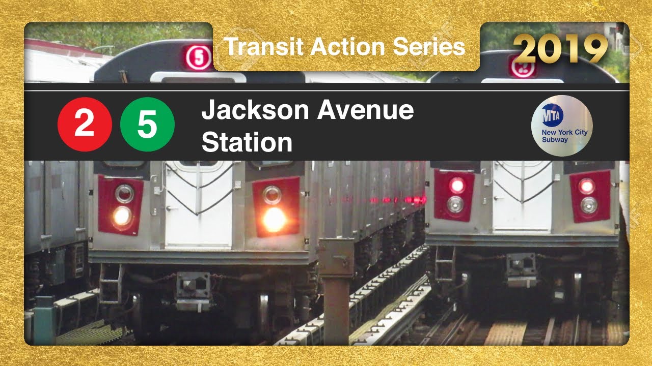 MTA NYC Subway - Bronx - 2, 5 Trains at Jackson Av Station