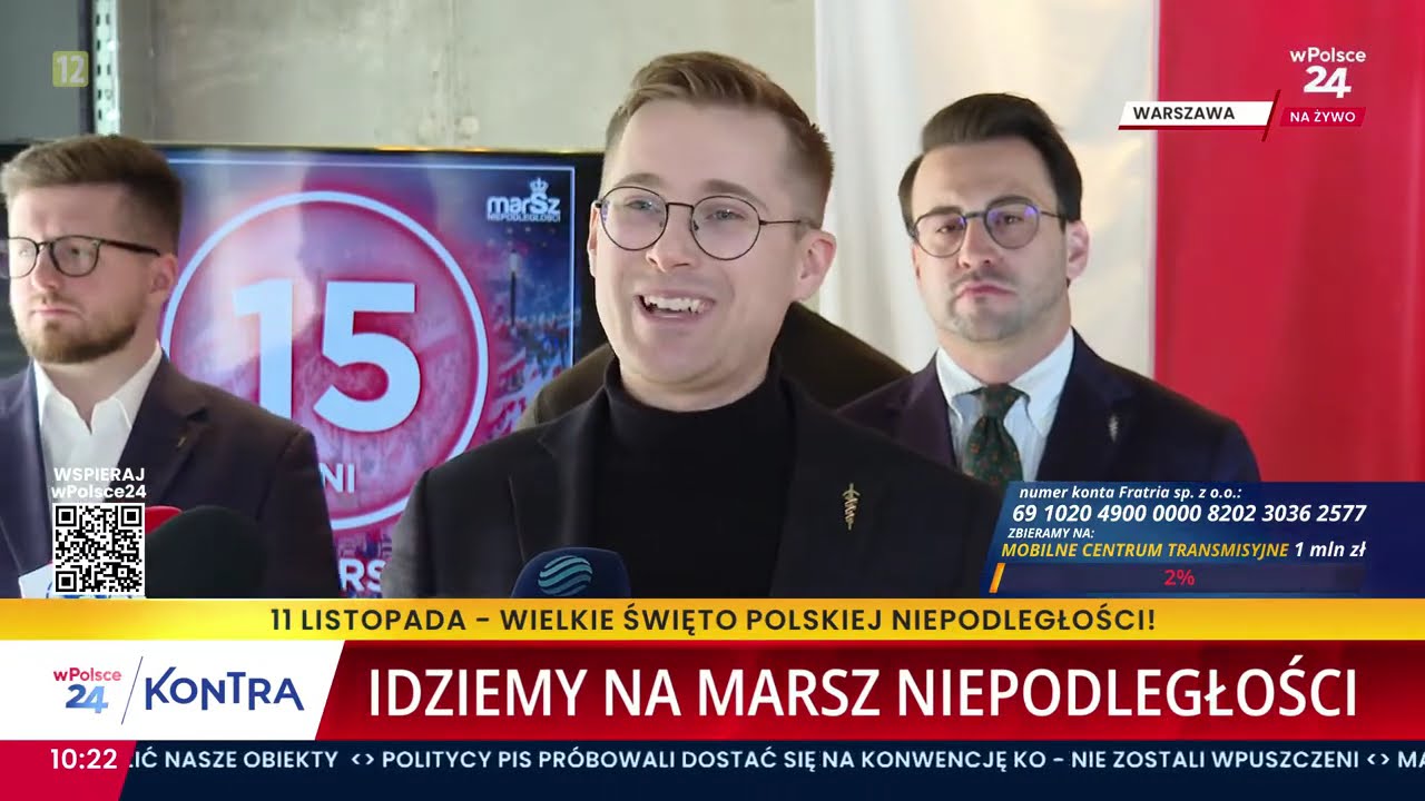Jeden naród - silna Polska! wPolsce24 patronem Marszu Niepodległości