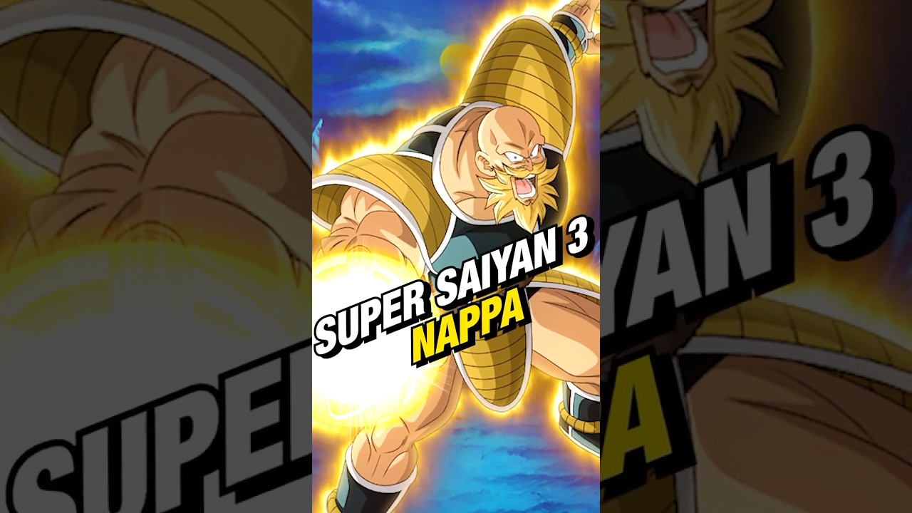 Super Saiyan 3 NAPPA! #dragonball  #dbz #goku