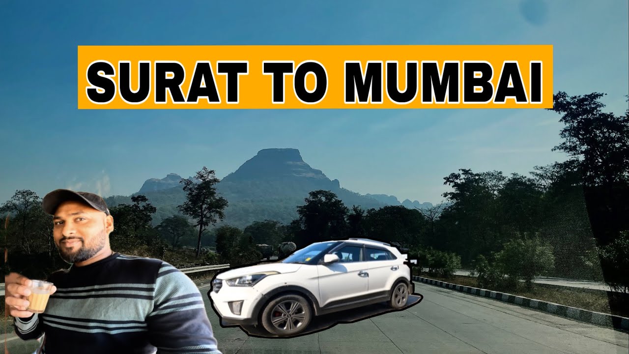 SURAT to MUMBAI by Road 🛣️ #surat #mumbai #roadtrip #car  