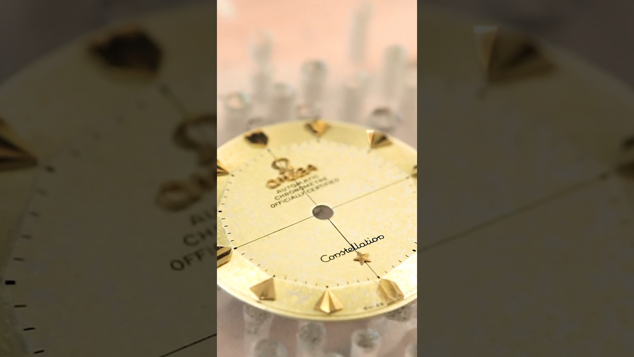 Vintage #Omega Constellations Dial #Restoration ⌚️ #watches #watch #watchrepair #asmr #asmrvideo