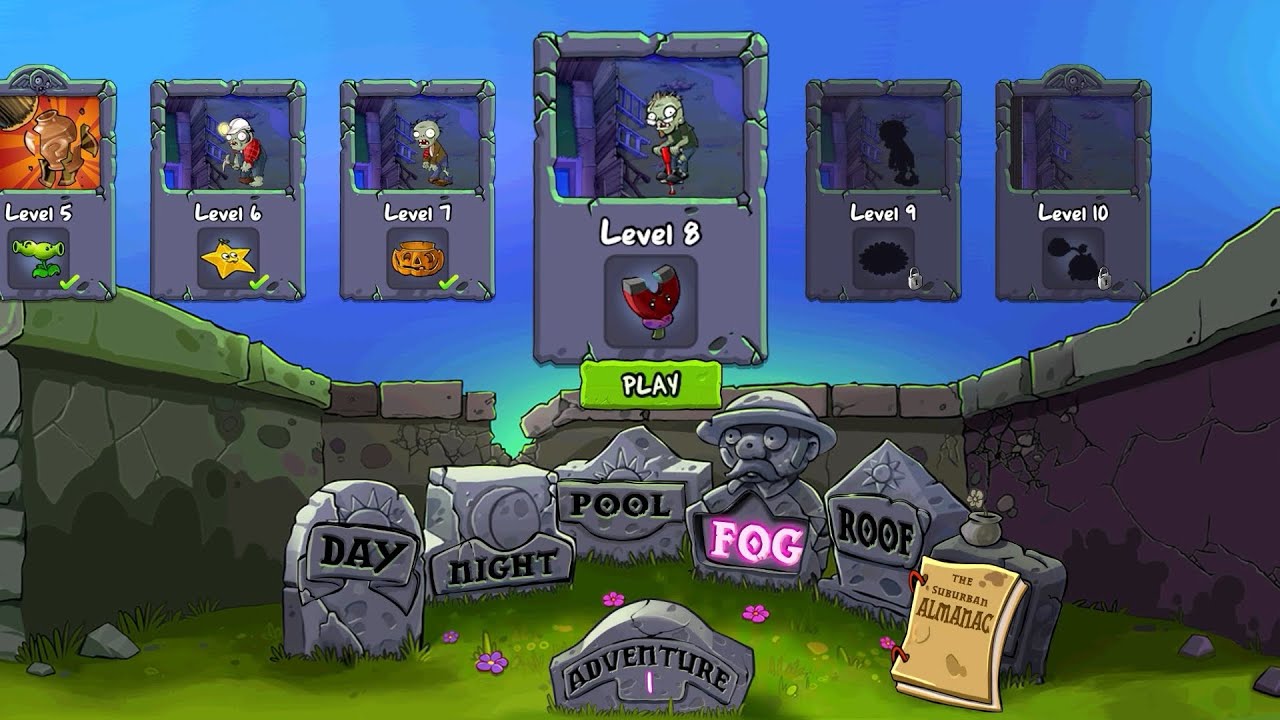 “Lost in the Fog 🌫️ | PvZ Adventure Mode”