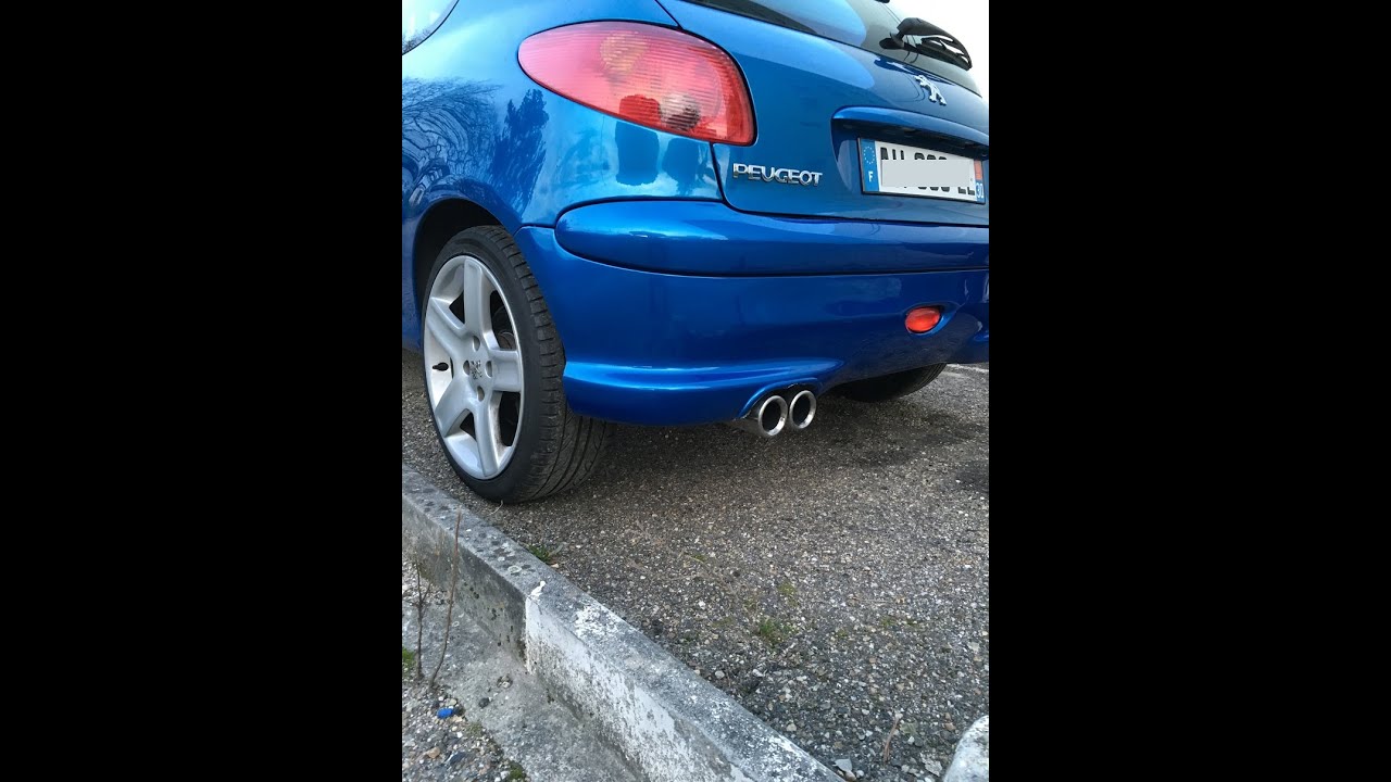 206 RC stock exhaust sound