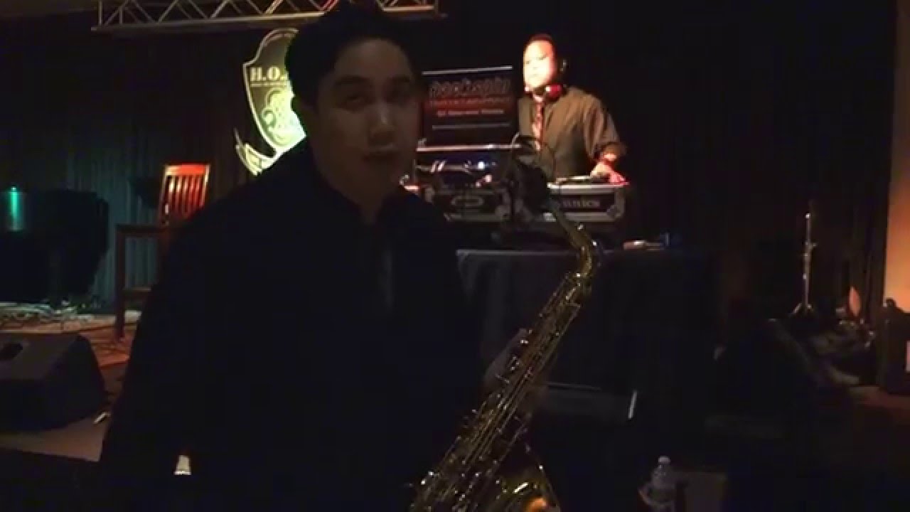 David Chau warming up with DJ Menace / Backspin Entertainment