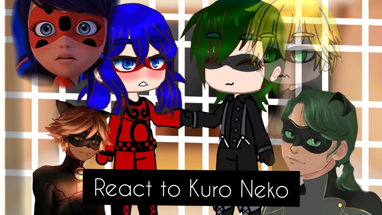 💞MLB react to Kuro Neko🦋//🖤Реакция 