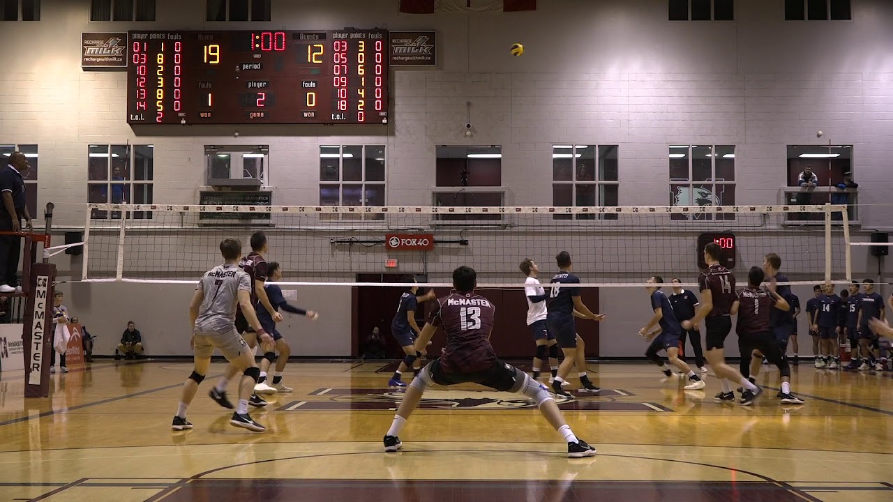 McMaster Marauders vs. Toronto Varsity Blues | 2019-2020 OUA Men's Volleyball | 16/11/2019