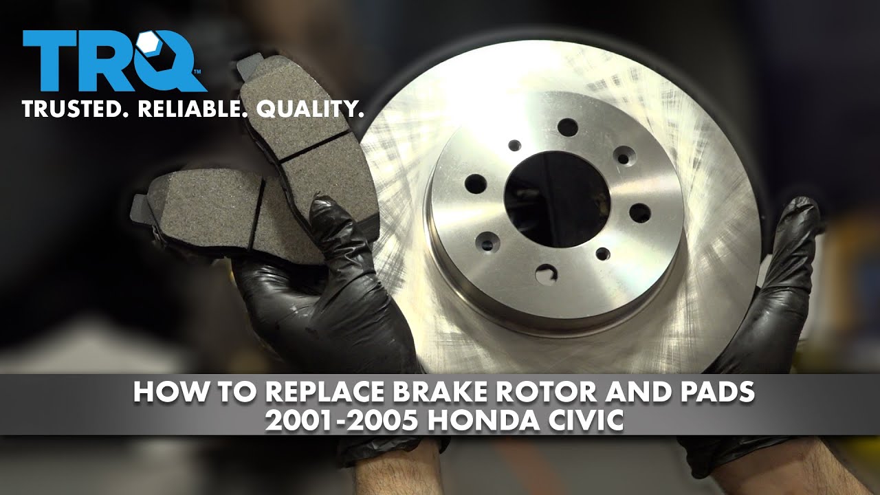 How to Replace Front Brake Rotor and Pads 2001-2005 Honda Civic