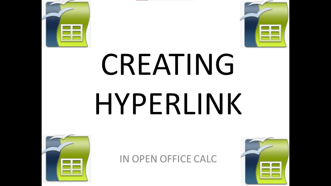 HOW TO CREATE HYPERLINK IN OPEN OFFICE CALC || CLASS 10 ||