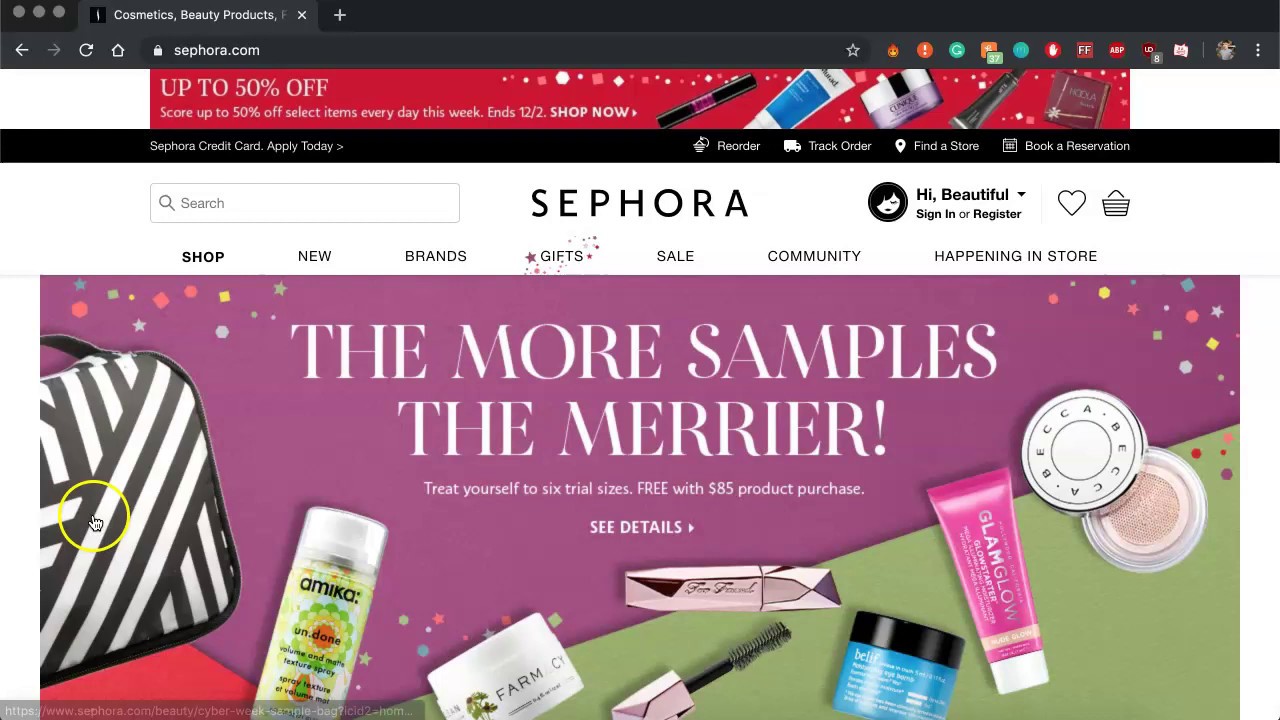 Sephora's Website and Beauty Insider Program Explained