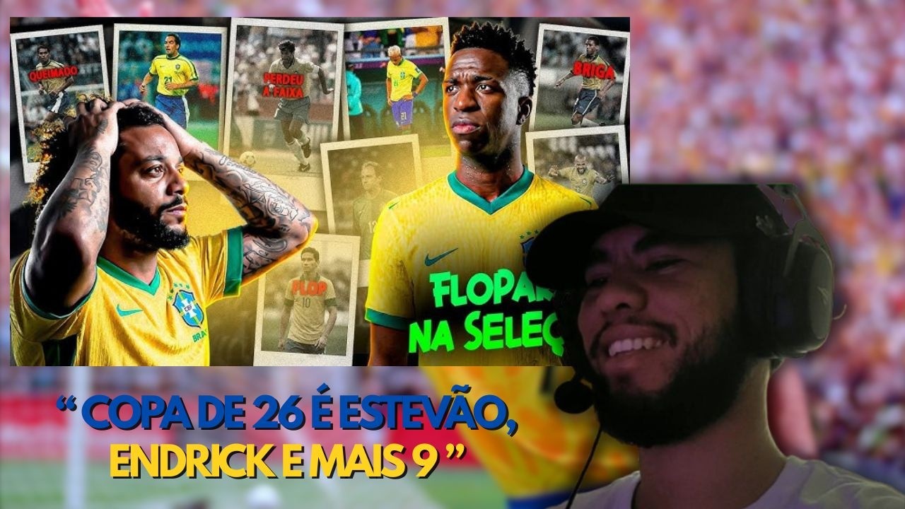 Reagindo: Grandes Jogadores que FLOPARAM na Seleção Brasileira | DOCUMENTÁRIO