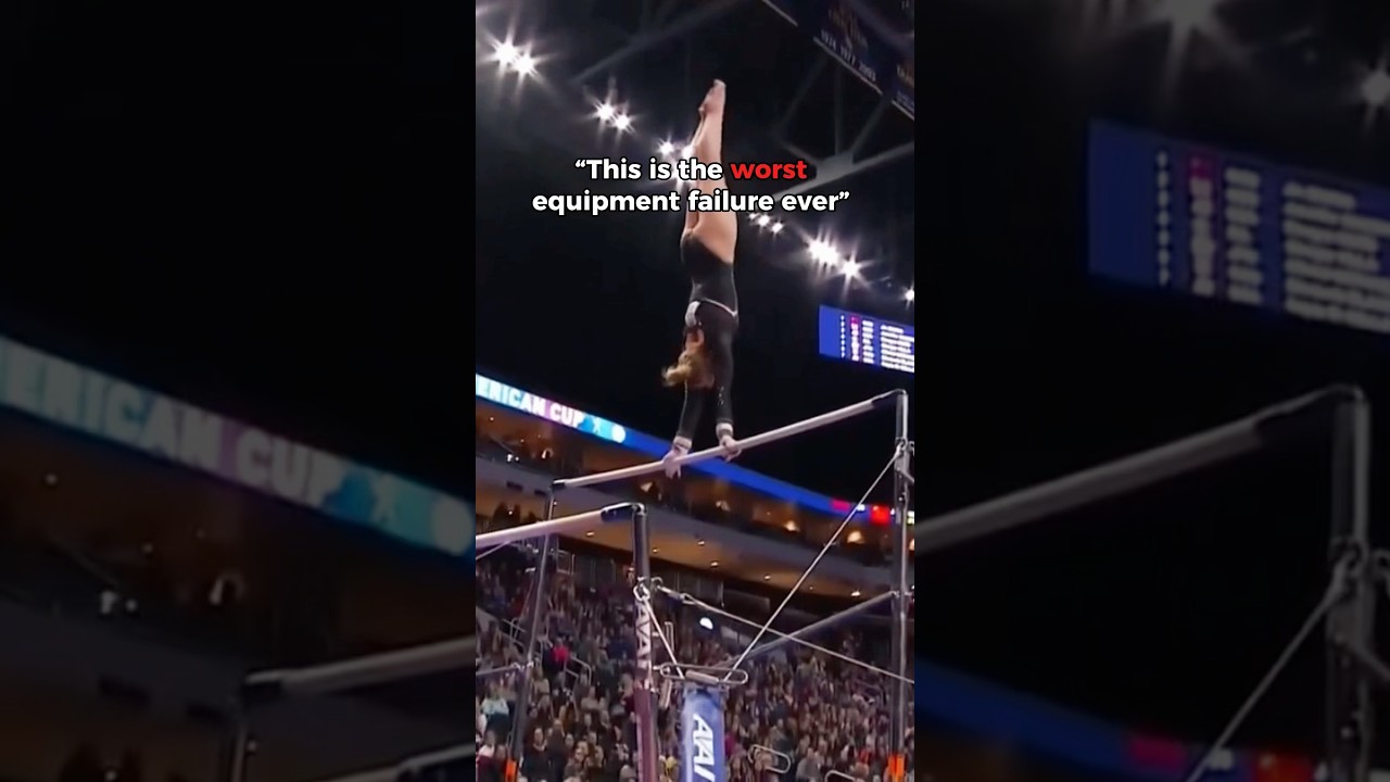 She didn&rsquo;t even look back 😎 | #gymnastics #bars #fail