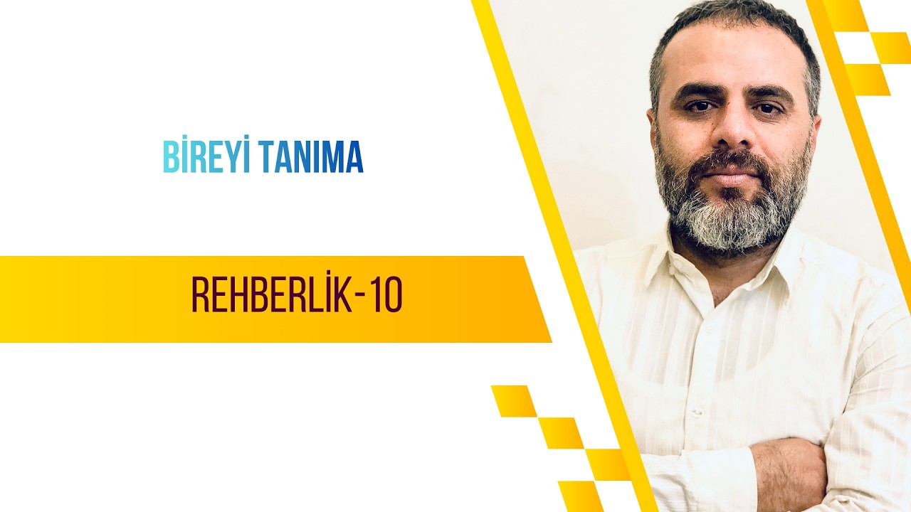 10-BİREYİ TANIMA