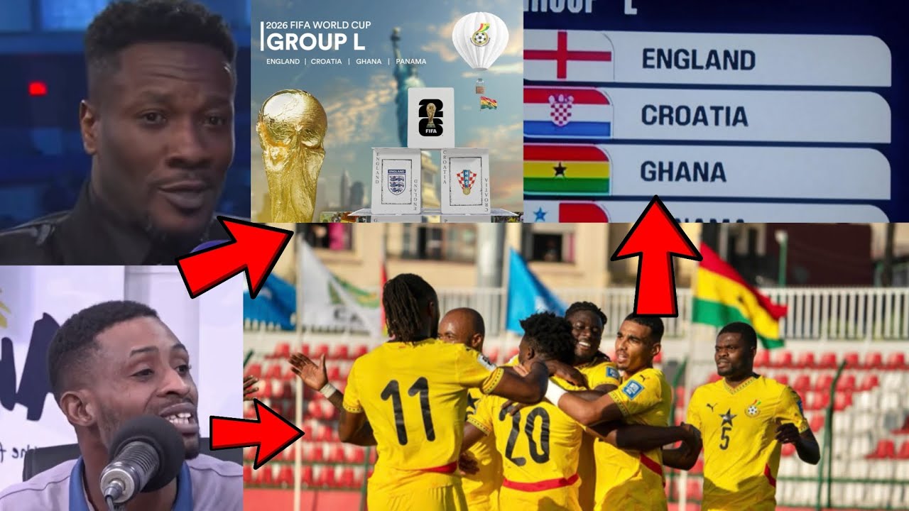 BREAKING: Black Stars To Play England, Panama & Croatia In USA - FULL 2026 World Cup Draw Analysis