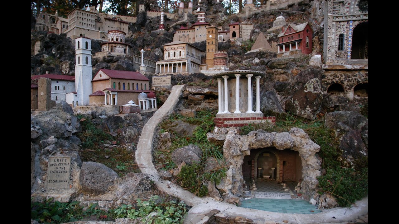 Ave Maria Grotto and Saint Bernard Abbey in Cullman, Alabama